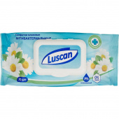 Влажные салфетки антибактериальные Luscan 70 штук в упаковке