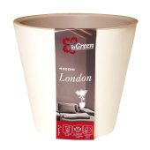 Горшок для цветов InGreen London 1.6 л бежевый (16х14.5 см)