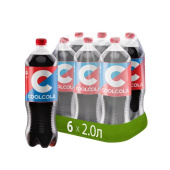 Напиток газированный Cool Cola 2 л (6 штук в упаковке) купить в интернет-магазине товаров для офиса и дома ТопГрад с доставкой