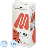 Молоко Деловой Стандарт ультрапастеризованное 3.2% 1 л купить в интернет-магазине товаров для офиса и дома ТопГрад с доставкой