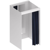 Примерочная №1Б (серый, 1100х1100х2000 мм)