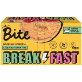 Крекер овсяный Bite с кунжутом и семенами чиа 200 г купить в интернет-магазине товаров для офиса и дома ТопГрад с доставкой