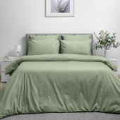 Пододеяльник 1.5-спальный Волшебная ночь Smoke green 148x215 см поплин  105 г/кв.м разноцветный