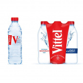 Вода минеральная Vittel негазированная 0.5 л (6 штук в упаковке)