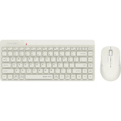 Комплект беспроводной клавиатура и мышь A4Tech Fstyler FG2200 Air 2 (FG2200 AIR2 BEIGE)
