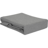 Простыня на резинке Verossa Silver 200x200x30 см сатин 130 г/кв.м серая