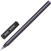 Ручка шариковая Attache Meridian синяя корпус soft touch  (черно-фиолетовый корпус, толщина линии 0.35 мм)