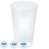 Стакан одноразовый пластиковый Аэроснаб Bubble Cup 500/530 мл прозрачный  (400 штук в упаковке)