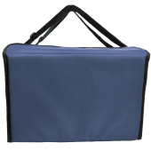 Термосумка для пиццы полиэстер синяя 45x45x30 см