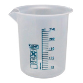 Мерный стакан полипропилен 250 мл (16 штук в упаковке) купить в интернет-магазине товаров для офиса и дома ТопГрад с доставкой