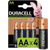 Аккумулятор AA 2500 мАч Duracell 4 штуки в упаковке Ni-Mh