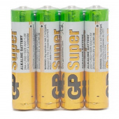 Батарейки GP Super мизинчиковые ААA LR03 (4 штуки в упаковке)