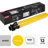 Картридж лазерный Комус 842312 для Ricoh желтый совместимый Картридж лазерный Комус 842312 для Ricoh желтый совместимый