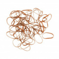 Резинки для волос Dewal Professional коричневые (50 штук в упаковке)