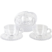 Набор чайный Gocciolina на 6 персон стекло (12 предметов) Набор чайный Gocciolina на 6 персон стекло (12 предметов)