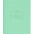 Тетрадь школьная зелёная КПК А5 12 листов в линейку (200 штук в  упаковке)