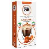 Кофе в капсулах для кофемашин Single Cup Coffee Caramel (10 штук в упаковке) купить в интернет-магазине товаров для офиса и дома ТопГрад с доставкой
