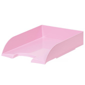 Лоток горизонтальный для бумаг Attache Flamingo пластиковый розовый