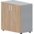 Шкаф для документов Mahia EMLS762TIOW (дуб светлый/титан, 800х440х800  мм)