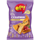 Сухари Ого! с изюмом 250 г купить в интернет-магазине товаров для офиса и дома ТопГрад с доставкой