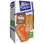Хлебцы Magic Grain Ржаные с семенами льна, подсолнечника, кунжута 160 г купить в интернет-магазине товаров для офиса и дома ТопГрад с доставкой