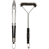 Набор приборов для барбекю Сокол Комфорт щипцы и щетка (62-0049) купить в интернет-магазине товаров для офиса и дома ТопГрад с доставкой