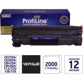Картридж лазерный Profiline PL_CE278A/CE285A/CB435A для HP/Canon черный совместимый