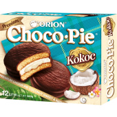 Пирожное Choco Pie Coconut в глазури 360 г купить в интернет-магазине товаров для офиса и дома ТопГрад с доставкой