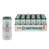 Пиво безалкогольное Clausthaler светлое фильтрованное банка 0.5 л