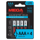 Батарейка ААА мизинчиковая ProMega jet (4 штуки в упаковке)