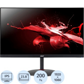 Монитор 23.8'' Acer Nitro XV240YX1bmiiprx чёрный (UM.QX0CD.101)