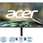 Монитор 31.5" Acer SH322QUAbmiphux чёрный (UM.JS2CD.A05)