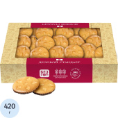 Печенье сдобное в глазури Деловой Стандарт Шокко 420 г купить в интернет-магазине товаров для офиса и дома ТопГрад с доставкой