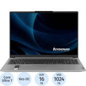 Ноутбук Lenovo IdeaPad Slim 5 16IMH9 16" Gray Intel Core Ultra 7 155H/16  ГБ/SSD 1024 ГБ/Intel Arc Graphics (83DC004HRK)