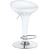 Стул  барный LM-1004 белый/хром (ABS-пластик) купить в интернет-магазине товаров для офиса и дома ТопГрад с доставкой