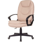 Кресло для руководителя Easy Chair 668LT бежевое (экокожа, пластик)