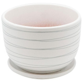 Горшок для цветов Вещицы 1.05 л белый (14.3х10.5 см)