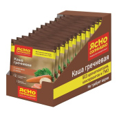 Каша Ясно Солнышко гречневая с морковью и луком 15 штук по 45 г
