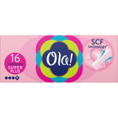 Тампоны гигиенические Ola Шелковистая поверхность Super Plus (16 штук в  упаковке)