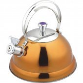 Чайник со свистком Bekker De Luxe нержавеющая сталь 2.6 л в ассортименте (BK-S440)