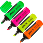 Набор текстовыделителей Attache Selection Neon Dash (толщина линии 1-5 мм, 4 цвета)