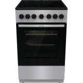 Плита электрическая Gorenje GEC5B20SG стандартной ширины серая  (стеклокерамика, 4 конфорки, 68 литров)