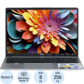 Ноутбук Tecno MegaBook K16SDA 16" Gray AMD Ryzen 5 7430U/8 ГБ/SSD 256  ГБ/AMD Radeon Graphics (71003300424)