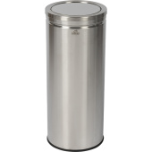 Ведро мусорное Luscan Professional 30 л нержавеющая сталь с крышкой серебристое (60x25x25 см)
