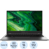 Ноутбук Digma Pro Fortis 14.1" Gray Intel Core i3 1005G1/16 ГБ/SSD 512  ГБ/Intel UHD Graphics G1 (DN14P3-ADXW01)