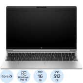 Ноутбук HP ProBook 450 G10 15.6" Silver Intel Core i5 1334U/16 ГБ/SSD  512 ГБ/Intel Iris Xe Graphics (9C4H1UT)
