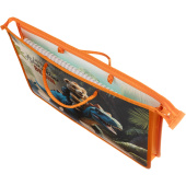 Папка для тетрадей Оникс Дино и медвежонок А4 с 1 отделением на молнии с  ручками купить в интернет-магазине товаров для офиса и дома ТопГрад с доставкой