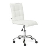 Кресло офисное TetChair Zero белое (искусственная кожа, металл)