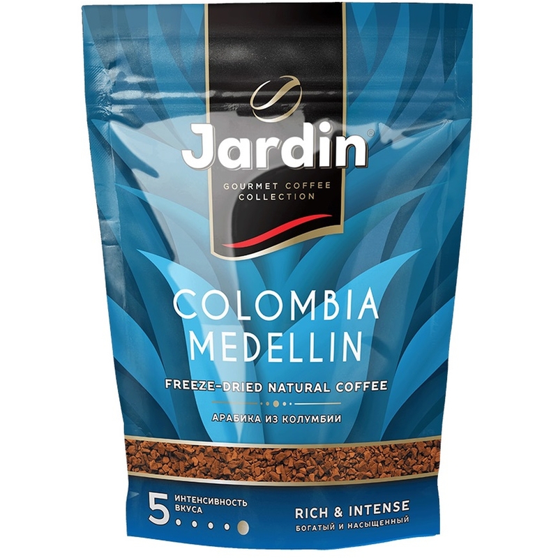 Кофе растворимый Jardin Colombia Medellin 150 г (пакет)