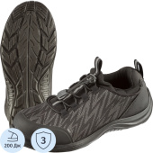 Кроссовки рабочие Мистраль Light ПУ из текстиля черные с металлическим  подноском размер 36 (135559)